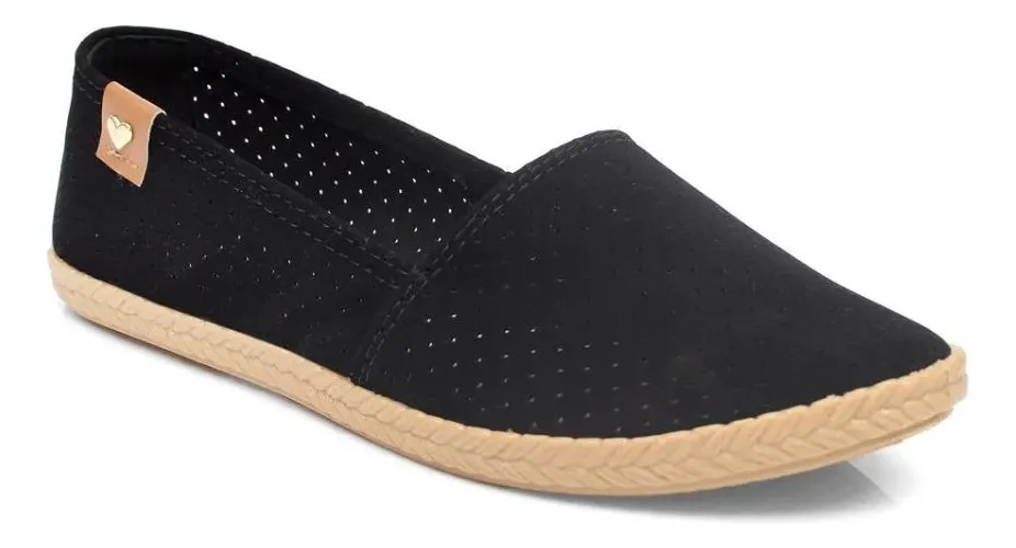 Sapatilha Feminina Alpargata Moleca Leve Ultra Respirável